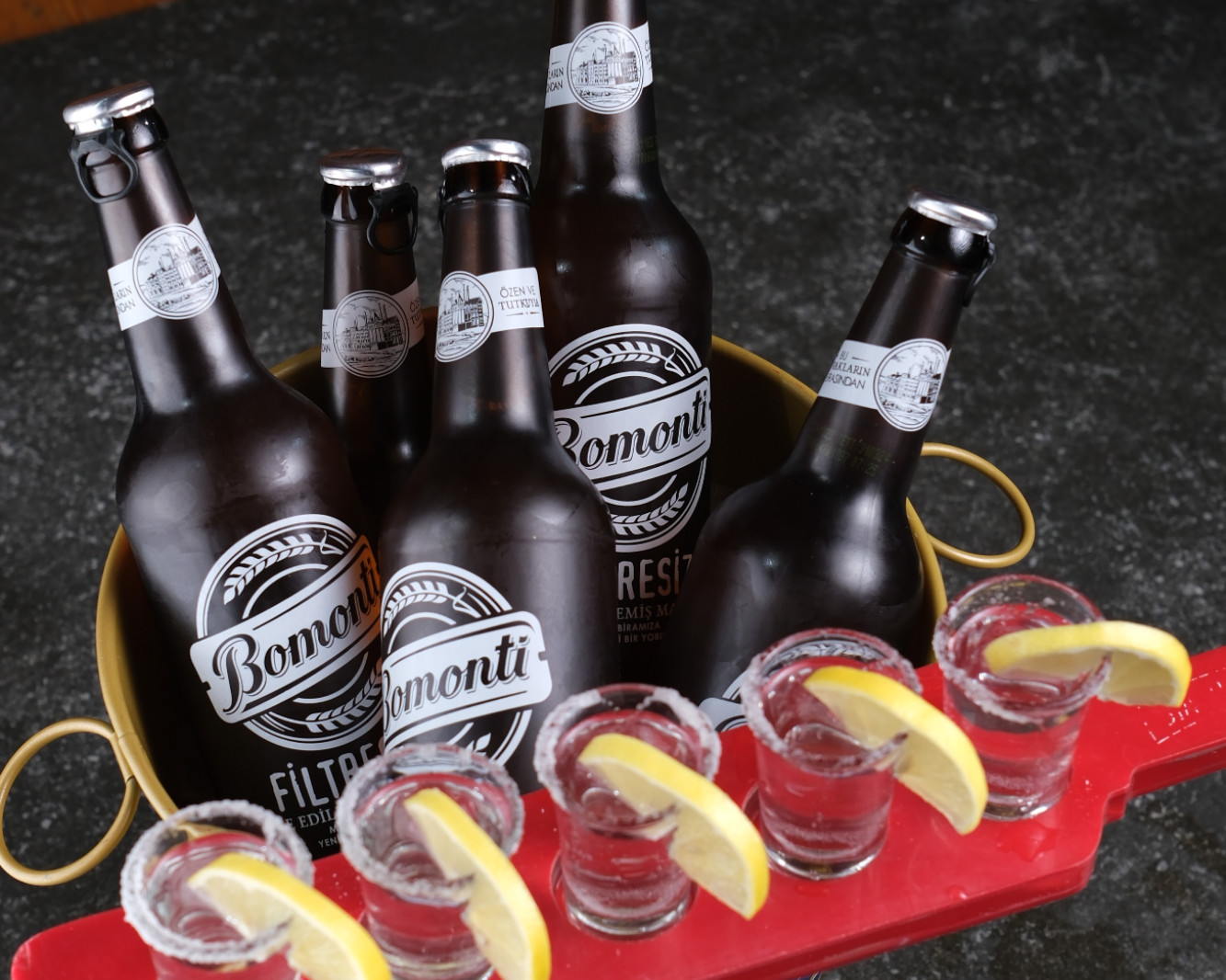 4+1 KANKA KOVA BOMONTİ FİLTRESİZ 50 cl. + 5'Lİ TEKİLA KÜREK